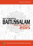 Kec. Baitussalam Dalam Angka 2015